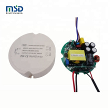 16W 240ma 800ma led driver for DALI dimming system with 5 years warranty IP40 round case 10 watts 50 watt led tube driver